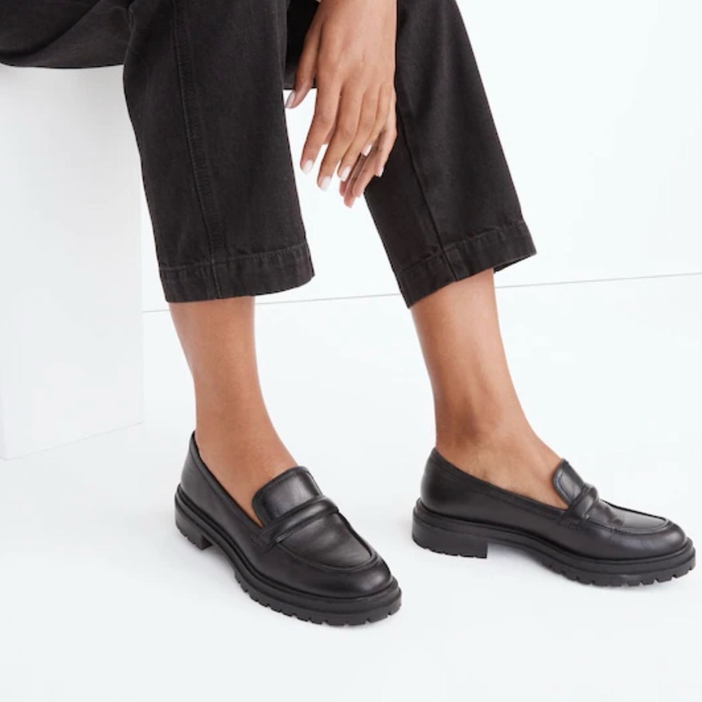 Madewell The Bradley Lugsole Loafer in Leather